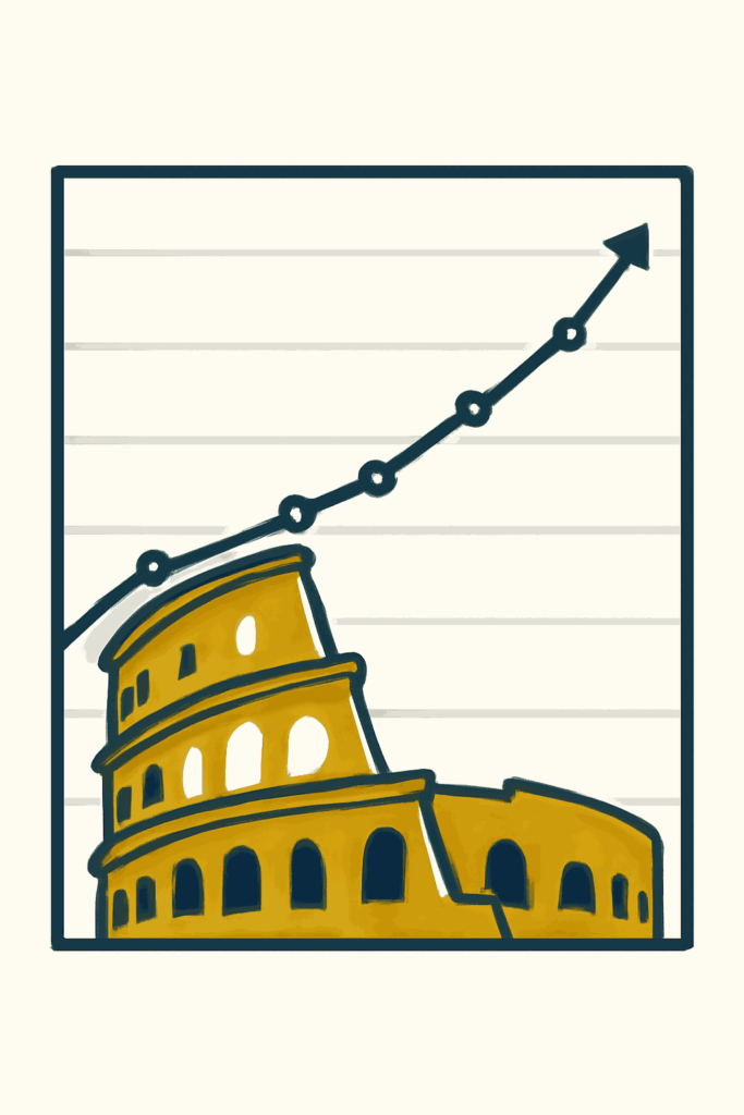coliseo con linea seo ascendente coliseo de agencia SEO