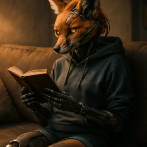 zorro robot hecho con IA