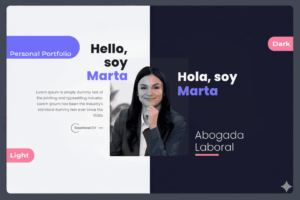 diseño web de abogada